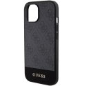 Guess GUHCP15SG4GLGR iPhone 15 / 14 / 13 6.1" szary/grey hardcase 4G Stripe Collection