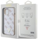 Guess GUHCP15SPG4GPH iPhone 15 / 14 / 13 6.1" biały/white hardcase 4G Triangle Metal Logo