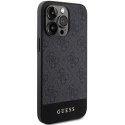 Guess GUHCP15XG4GLGR iPhone 15 Pro Max 6.7" szary/grey hardcase 4G Stripe Collection