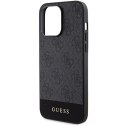 Guess GUHCP15XG4GLGR iPhone 15 Pro Max 6.7" szary/grey hardcase 4G Stripe Collection