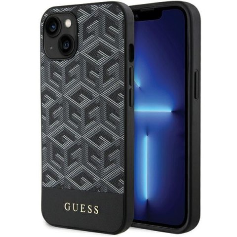 Guess GUHMP15SHGCFSEK iPhone 15 / 14 / 13 6.1" czarny/black hardcase GCube Stripes MagSafe