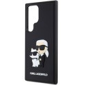 Karl Lagerfeld KLHCS24L3DRKCNK S24 Ultra S928 czarny/black hardcase 3D Rubber Karl&Choupette