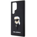 Karl Lagerfeld KLHCS24L3DRKINK S24 Ultra S928 czarny/black hardcase 3D Rubber Ikonik