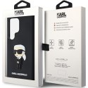 Karl Lagerfeld KLHCS24L3DRKINK S24 Ultra S928 czarny/black hardcase 3D Rubber Ikonik