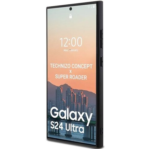 Karl Lagerfeld KLHCS24LPSAKCMPK S24 Ultra S928 hardcase czarny/black Saffiano Karl & Choupette Metal Pin