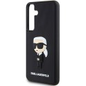 Karl Lagerfeld KLHCS24M3DRKINK S24+ S926 czarny/black hardcase 3D Rubber Ikonik