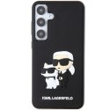 Karl Lagerfeld KLHCS24S3DRKCNK S24 S921 czarny/black hardcase 3D Rubber Karl&Choupette