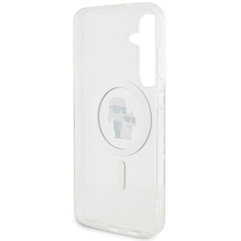 Karl Lagerfeld KLHMS24SHGKCNOT S24 S921 transparent hardcase IML Karl&Choupette MagSafe