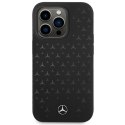 Mercedes MEHMP15XSIPBK iPhone 15 Pro Max 6.7" czarny/black hardcase Silicone Stars Pattern MagSafe