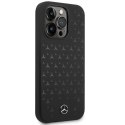 Mercedes MEHMP15XSIPBK iPhone 15 Pro Max 6.7" czarny/black hardcase Silicone Stars Pattern MagSafe