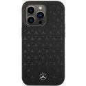 Mercedes MEHMP15LSIPBK iPhone 15 Pro 6.1" czarny/black hardcase Silicone Stars Pattern MagSafe