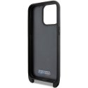 BMW BMHCP15X23PSVTK iPhone 15 Pro Max 6.7" czarny/black hardcase M Edition Carbon Tricolor Lines & Strap