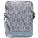 Guess Torba GUTB10HGCFSEB 10" niebieski/blue GCube Stripe Tablet Bag