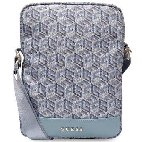 Guess Torba GUTB10HGCFSEB 10" niebieski/blue GCube Stripe Tablet Bag