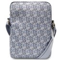 Guess Torba GUTB10HGCFSEB 10" niebieski/blue GCube Stripe Tablet Bag