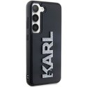 Karl Lagerfeld KLHCS23M3DMBKCK S23+ S916 czarny/black hardcase 3D Rubber Glitter Logo