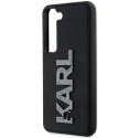 Karl Lagerfeld KLHCS23S3DMBKCK S23 S911 czarny/black hardcase 3D Rubber Glitter Logo