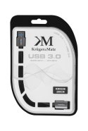 Kabel USB3.0 wtyk - gniazdo 1m Kruger&Matz KM0336
