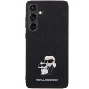 Karl Lagerfeld nakładka do Samsung Galaxy S24 Plus KLHCS24MPSAKCMPK czarna HC SAFFIANO KC PIN