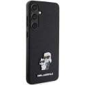 Karl Lagerfeld nakładka do Samsung Galaxy S24 Plus KLHCS24MPSAKCMPK czarna HC SAFFIANO KC PIN