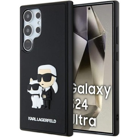 Karl Lagerfeld nakładka do Samsung Galaxy S24 Ultra KLHCS24L3DRKCNK czarna HC 3D RUBBER KC NFT