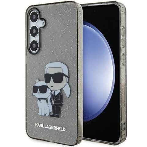 Karl Lagerfeld nakładka do Samsung Galaxy S24 KLHCS24SHNKCTGK czarna HC IML GLIT NFT K&C