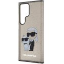 Karl Lagerfeld nakładka do Samsung Galaxy S24 Ultra KLHCS24LHNKCTGK czarna HC IML GLIT NFT K&C