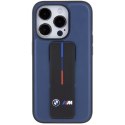 BMW BMHCP15LGSPBIV iPhone 15 Pro 6.1" granatowy/navy hardcase M Grip Stand Bicolor