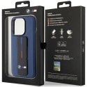 BMW BMHCP15LGSPBIV iPhone 15 Pro 6.1" granatowy/navy hardcase M Grip Stand Bicolor