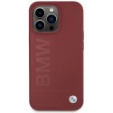 BMW BMHMP15XSLBLRE iPhone 15 Pro Max 6.7" czerwony/red hardcase Silicone Big Logo MagSafe