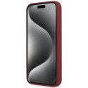 BMW BMHMP15XSLBLRE iPhone 15 Pro Max 6.7" czerwony/red hardcase Silicone Big Logo MagSafe