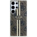 Guess GUHCS24LH4PSEGW S24 Ultra S928 brązowy/brown hardcase IML 4G Gold Stripe