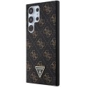 Guess GUHCS24LPG4GPK S24 Ultra S928 czarny/black hardcase 4G Triangle