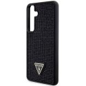 Guess GUHCS24MHDGPPK S24+ S926 czarny/black hardcase Rhinestone Triangle