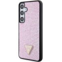 Guess GUHCS24MHDGPPP S24+ S926 różowy/pink hardcase Rhinestone Triangle