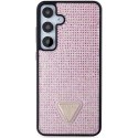 Guess GUHCS24MHDGPPP S24+ S926 różowy/pink hardcase Rhinestone Triangle