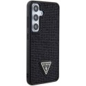 Guess GUHCS24SHDGPPK S24 S921 czarny/black hardcase Rhinestone Triangle