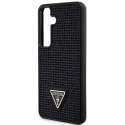 Guess GUHCS24SHDGPPK S24 S921 czarny/black hardcase Rhinestone Triangle