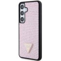 Guess GUHCS24SHDGPPP S24 S921 różowy/pink hardcase Rhinestone Triangle