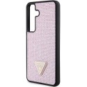 Guess GUHCS24SHDGPPP S24 S921 różowy/pink hardcase Rhinestone Triangle