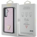 Guess GUHCS24SHDGPPP S24 S921 różowy/pink hardcase Rhinestone Triangle