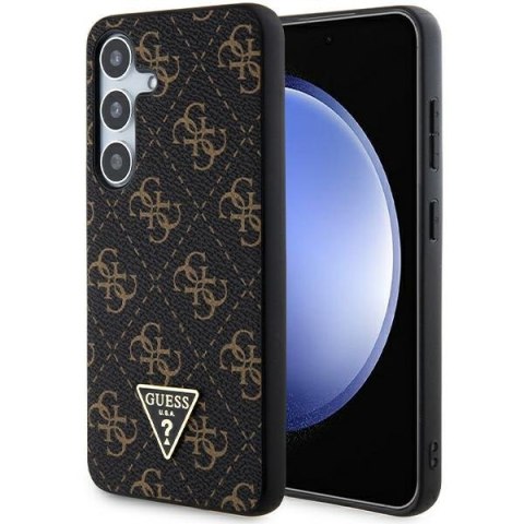 Guess GUHCS24SPG4GPK S24 S921 czarny/black hardcase 4G Triangle