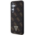 Guess GUHCS24SPG4GPK S24 S921 czarny/black hardcase 4G Triangle