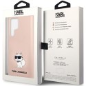 Karl Lagerfeld KLHCS24LSNCHBCP S24 Ultra S928 hardcase różowy/pink Silicone Choupette