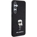 Karl Lagerfeld KLHCS24MGKNPSK S24+ S926 czarny/black hardcase Fixed Glitter Ikonik Logo Metal Pin