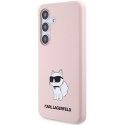 Karl Lagerfeld KLHCS24MSNCHBCP S24+ S926 hardcase różowy/pink Silicone Choupette