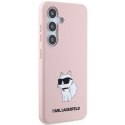 Karl Lagerfeld KLHCS24MSNCHBCP S24+ S926 hardcase różowy/pink Silicone Choupette