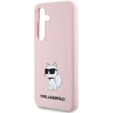 Karl Lagerfeld KLHCS24MSNCHBCP S24+ S926 hardcase różowy/pink Silicone Choupette