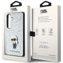 Karl Lagerfeld KLHCS24SGCNPSG S24 S921 srebrny/silver hardcase Fixed Glitter Ikonik Logo Metal Pin