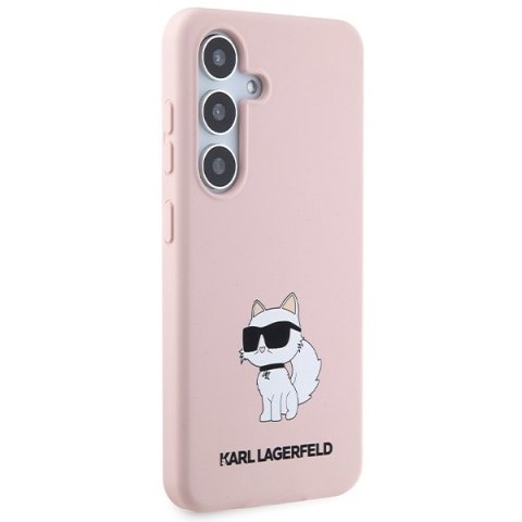 Karl Lagerfeld KLHCS24SSNCHBCP S24 S921 hardcase różowy/pink Silicone Choupette